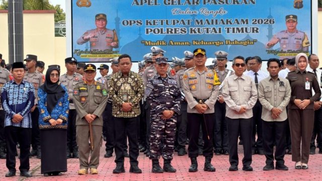 Jelang Lebaran, Ratusan Personel Gabungan di Kutim Siap Amankan Mudik