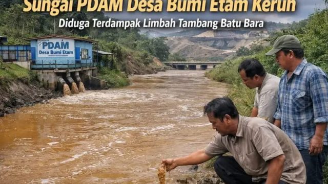 Air Sungai PDAM Bumi Etam Keruh, Warga Curigai Tambang Batu Bara di Hulu