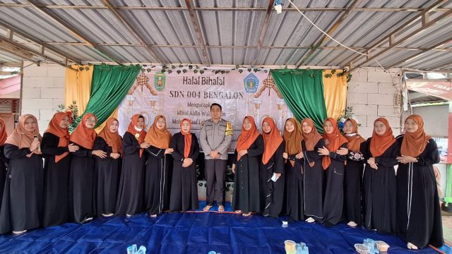 Halal Bihalal SDN 004 Bengalon Penuh Kehangatan, Kapolres Kutim : Tanamkan Nilai Kebersamaan Sejak Dini