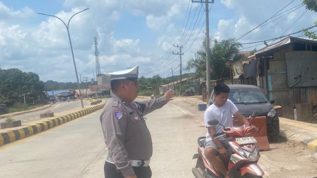 Satlantas Kutim Intensifkan Patroli R4, Tekan Pelanggaran dan Cegah Kecelakaan di Sangatta