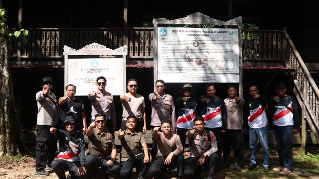 Kapolres Kutai Timur Gelar Patroli Jelajah, Gua Tewet Jadi Perhatian