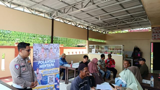 Pelayanan SIM Keliling Hadir di Kaliorang, Wujud Nyata Polres Kutim Dekat dengan Masyarakat