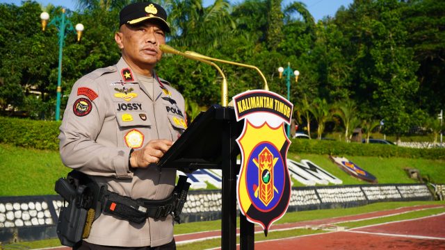 Wakapolda Kaltim Pimpin Upacara Hari Kesadaran Nasional, Tekankan Disiplin dan Pelayanan Humanis