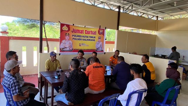 Jumat Curhat Polsek Kaliorang, Fokus Atasi Gangguan Kamtibmas dan Peredaran Narkoba