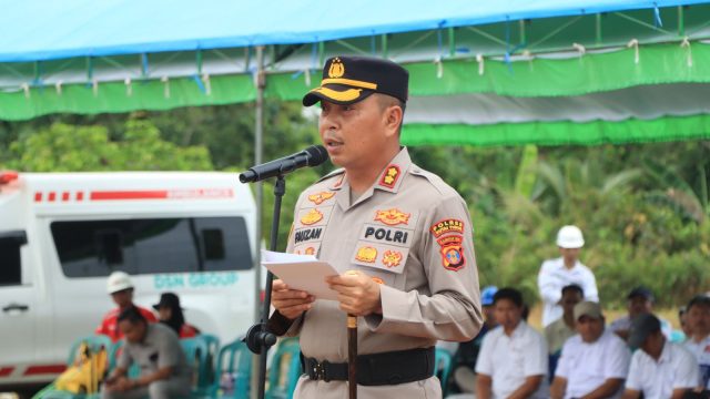 Cuaca Panas dan Titik Hotspot Meningkat, Kapolres Kutim Ajak Masyarakat Cegah Karhutla