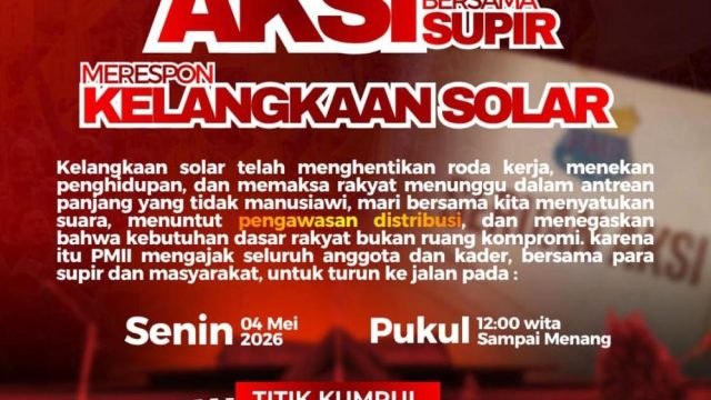 PMII dan Komunitas Sopir Demo ke DPRD Balikpapan Senin Ini, Soroti Kelangkaan Solar: “Antrean Tak Manusiawi, Ekonomi Rakyat Tercekik” Desak Pengawasan Ketat & Tindak Tegas Penyeleweng BBM Subsidi