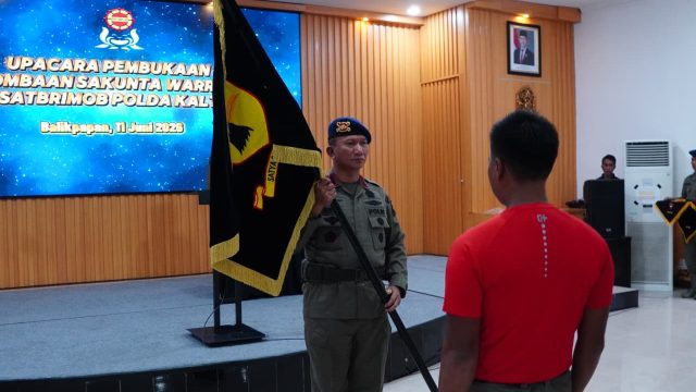 Uji Kesiapan dan Kekompakan Personel, Sat Brimob Polda Kaltim Gelar Sakunta Warriors 2026