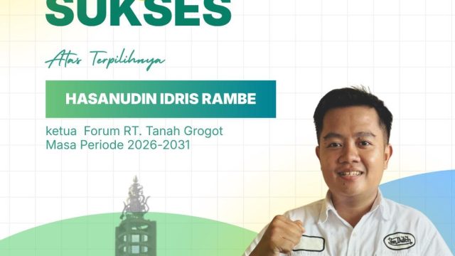 “Hasan Nakhodai Forum RT.Tanah Grogot” periode 2026-2031 ,Telah mendapat dukungan penuh dari Ketua RT di Tanah Grogot