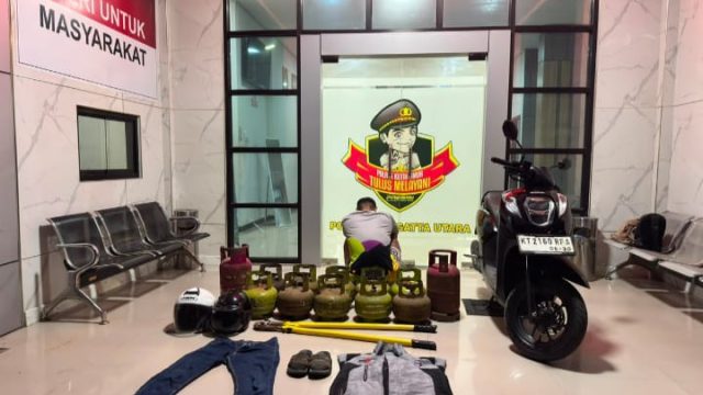 Polsek Sangatta Utara Ungkap Pencurian 18 Tabung Gas LPG 3 Kg, Satu Pelaku Diamankan