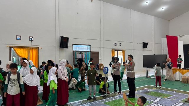 Satlantas Polres Kutim Sambangi SLBN, Edukasi Keselamatan Lalu Lintas untuk Siswa Berkebutuhan Khusus