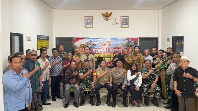 Satgas PKH Sosialisasikan Penertiban Kawasan Hutan kepada Tokoh Masyarakat di Sangatta Utara