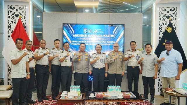 Sinergi Pengamanan Diperkuat, Kapolda Terima Audiensi Direktorat Jenderal Pemasyarakatan Kalimantan Timur