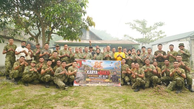 KODAM  XXII/TB LAKSANAKAN KARYA BAKTI PERINGATI HUT KEUANGAN TNI AD