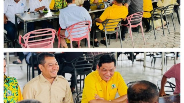 Wakil Bupati Aceh Timur Ucapkan Selamat Musda ke-XI Golkar, Ngopi Bareng Ilham Pangestu di Hotel Royal Idi